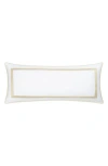 Matouk Louise Piqué Lumbar Pillow Cover In White