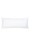 Matouk Louise Piqué Lumbar Pillow Cover In White