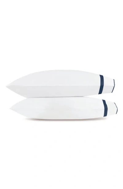 Matouk Louise Set Of 2 Pillowcases In Blue