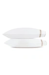 Matouk Louise Set Of 2 Pillowcases In Neutral