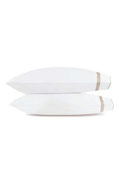 Matouk Louise Set Of 2 Pillowcases In Neutral