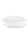 Matouk Louise Set Of 2 Pillowcases In Pink
