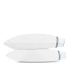 Matouk Louise Standard Pillowcase, Pair In Hazy Blue