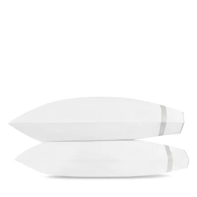 Matouk Louise Standard Pillowcase, Pair In White