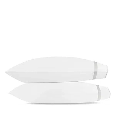Matouk Louise Standard Pillowcase, Pair In Silver