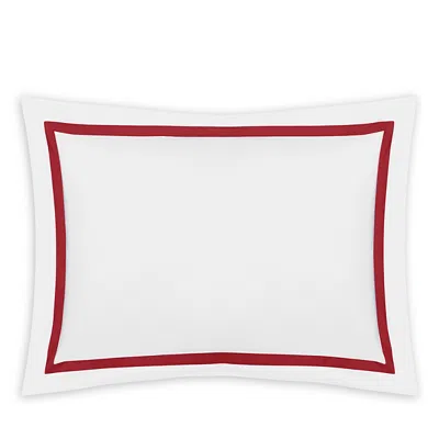 Matouk Lowell Boudoir Sham In Red