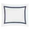 Matouk Lowell Boudoir Sham In Steel Blue