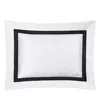 Matouk Lowell Diamond Matelasse Boudoir Sham In Black