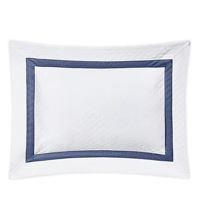 Matouk Lowell Diamond Matelasse Boudoir Sham In Blue