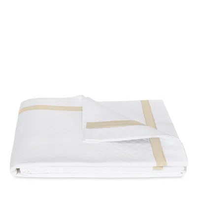 Matouk Lowell Diamond Matelasse Coverlet, Full/queen In Yellow