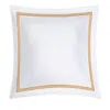 Matouk Lowell Diamond Matelasse Euro Sham In Yellow