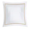 Matouk Lowell Diamond Matelasse Euro Sham In Dune
