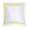 Matouk Lowell Diamond Matelasse Euro Sham In Yellow