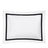 Matouk Lowell Diamond Matelasse Standard Sham In Black