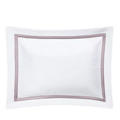 Matouk Lowell Diamond Matelasse Standard Sham In Purple