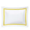 Matouk Lowell Diamond Matelasse Standard Sham In Yellow