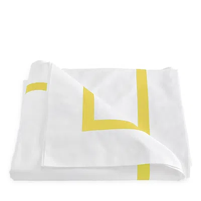 Matouk Lowell Duvet, Full/queen In Lemon
