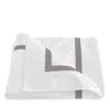 Matouk Lowell Duvet, Full/queen In Platinum
