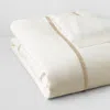 Matouk Lowell Duvet, Full/queen In Ivory/champagne