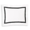 Matouk Lowell Duvet, Twin In Charcoal
