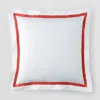 Matouk Lowell Euro Sham In Coral