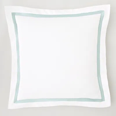 Matouk Lowell Euro Sham In Lagoon