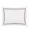 Matouk Lowell Euro Sham In Platinum