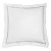 Matouk Lowell 600 Thread Count Euro Sham In Silver