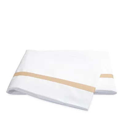 Matouk Lowell Flat Sheet, Full/queen In Neutral