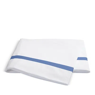 Matouk Lowell Flat Sheet, Full/queen In Gray
