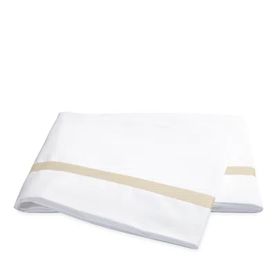 Matouk Lowell Flat Sheet, Full/queen In Dune