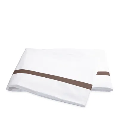 Matouk Lowell Flat Sheet, Full/queen In White