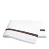 Matouk Lowell Flat Sheet, Full/queen In Sable