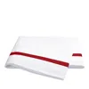 Matouk Lowell Flat Sheet, Full/queen In Scarlet