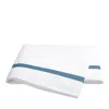 Matouk Lowell Flat Sheet, Full/queen In Sea