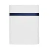 Matouk Lowell 600 Thread Count Flat Sheet In Navy Blue