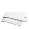 Matouk Lowell Flat Sheet, Twin In Khaki