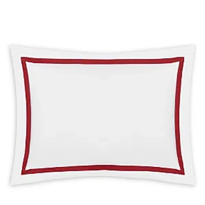 Matouk Lowell Sheets & Pillowcase Set In Scarlet