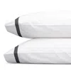 Matouk Lowell King Pillowcase, Pair In Charcoal