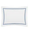 Matouk Lowell King Pillowcase, Pair In Hazy Blue