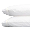 Matouk Lowell King Pillowcase, Pair In Ivory