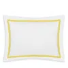Matouk Lowell King Pillowcase, Pair In Lemon