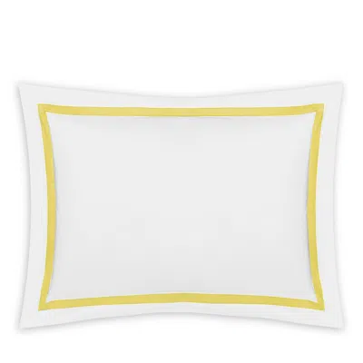 Matouk Lowell King Pillowcase, Pair In Lemon