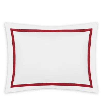 Matouk Lowell King Pillowcase, Pair In Scarlet
