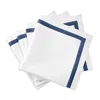 Matouk Lowell Napkin, Set Of 4 In Blue
