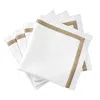 Matouk Lowell Napkin, Set Of 4 In Champagne