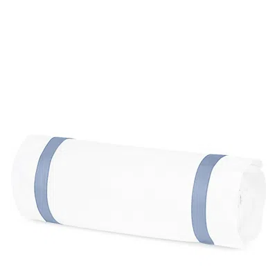 Matouk Lowell Neck Roll Pillow Cover In White