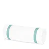 Matouk Lowell Neck Roll Pillow Cover In White