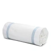 Matouk Lowell Neck Roll Pillow Cover In Blue