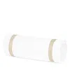 Matouk Lowell Neck Roll Pillow Cover In Dune